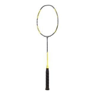 Yonex Badmintonschläger ARC Saber 7 Pro #22 (ausgewogen, mittel, Made in Japan) grau/gelb - unbesaitet -